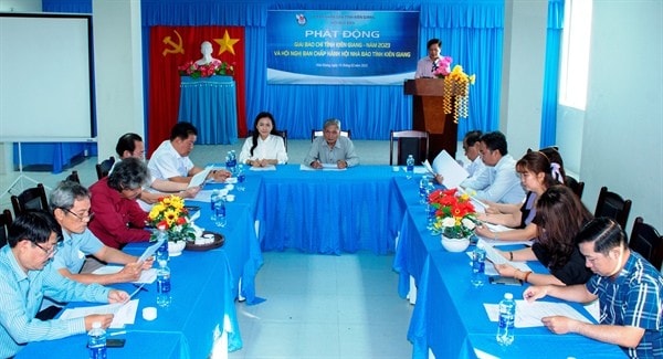 hoi nha bao tinh kien giang phat dong giai bao chi tinh kien giang nam 2023 hinh 1