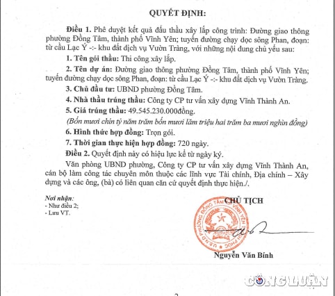 phan ung ky la cua lanh dao tp vinh yen truoc thong tin dau hieu bat thuong trong dau thau tai phuong dong tam hinh 3