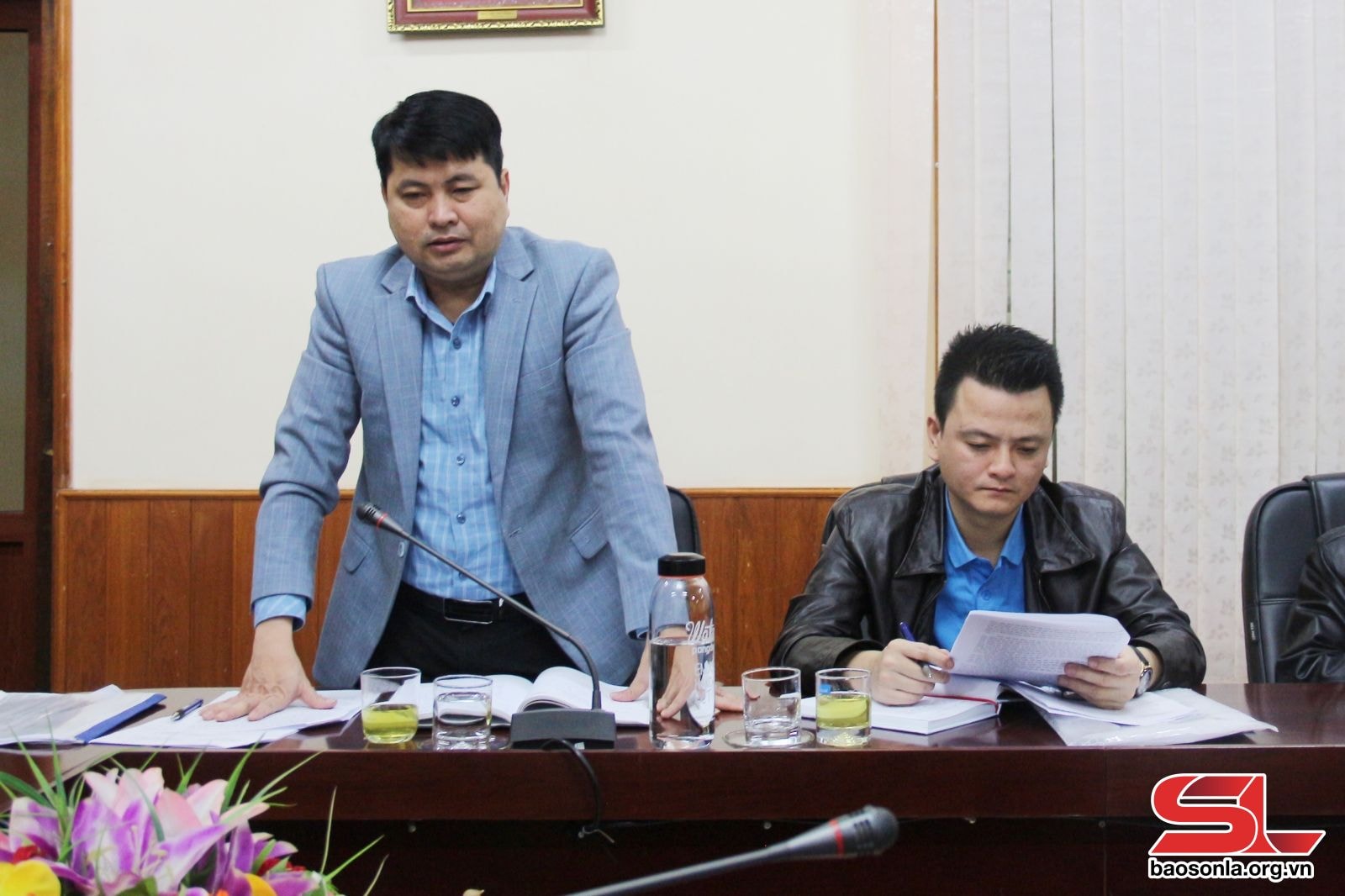 ban kiem tra trung uong hoi nha bao viet nam lam viec voi hoi nha bao tinh son la hinh 2