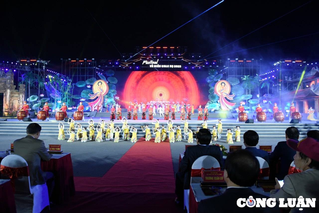 tung bung le khai mac festival ve mien quan ho 2023 hinh 1