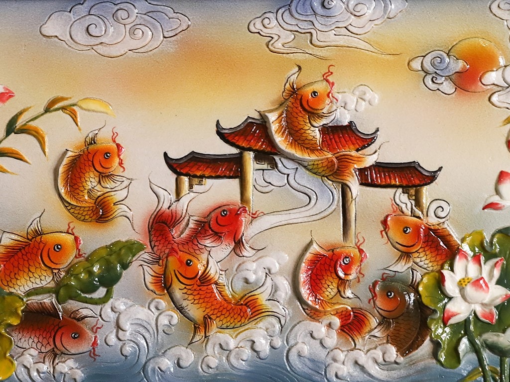 y nghia tranh cuu ngu quan hoi phong thuy treo trong nha hinh 2