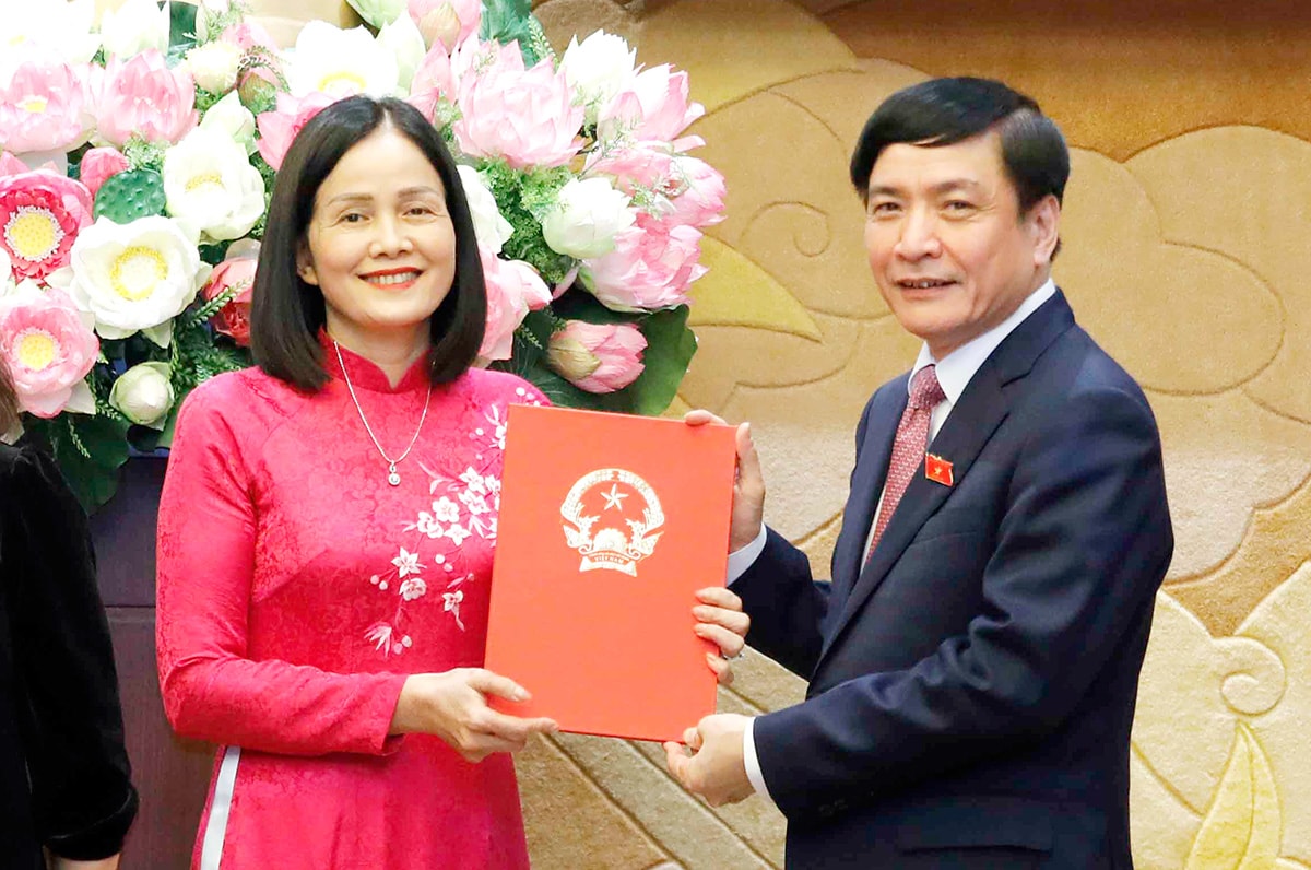 bo nhiem nha bao nguyen thi minh hang giu chuc pho tong bien tap bao dai bieu nhan dan hinh 1
