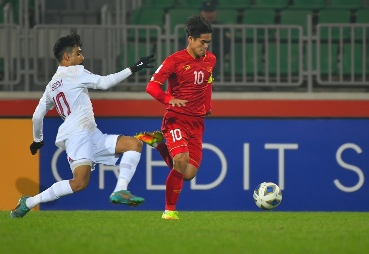 thang nghet tho u20 qatar 2 1 u20 viet nam xuat sac dan dau bang b hinh 2