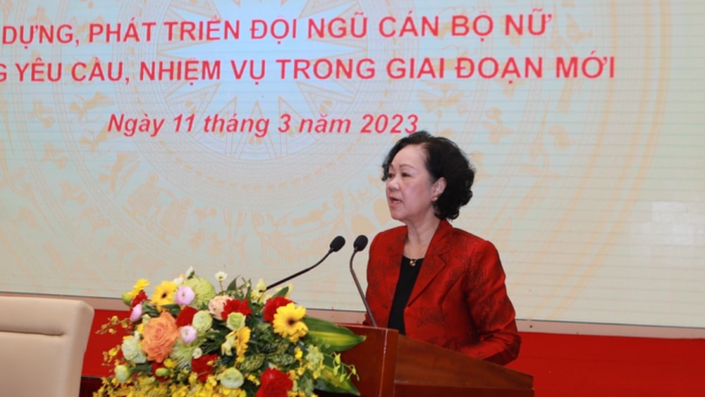 quan tam phat trien gioi thieu bo nhiem can bo nu vao cac co quan to chuc cua he thong chinh tri hinh 1