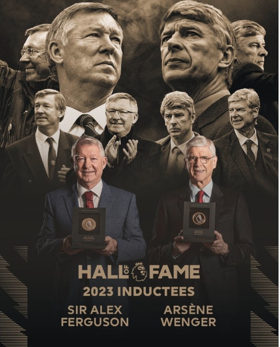 ngoai hang anh vinh danh 2 hlv huyen thoai alex ferguson va arsene wenger hinh 2