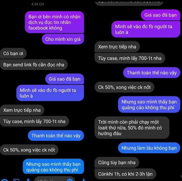 dich vu doc trom tin nhan zalo facebook hau het la lua dao hinh 2