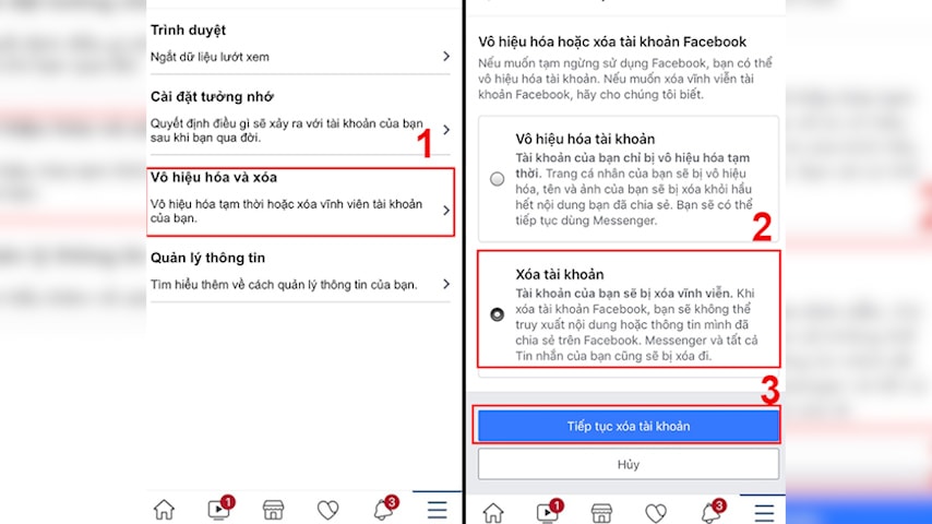 cach xoa tai khoan facebook vinh vien tren dien thoai cua ban hinh 2