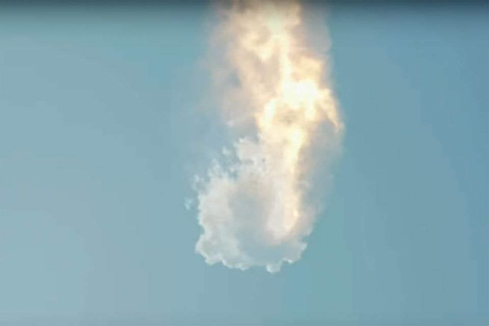 vu thu nghiem tau starship cua spacex ket thuc som bang mot vu no hinh 1