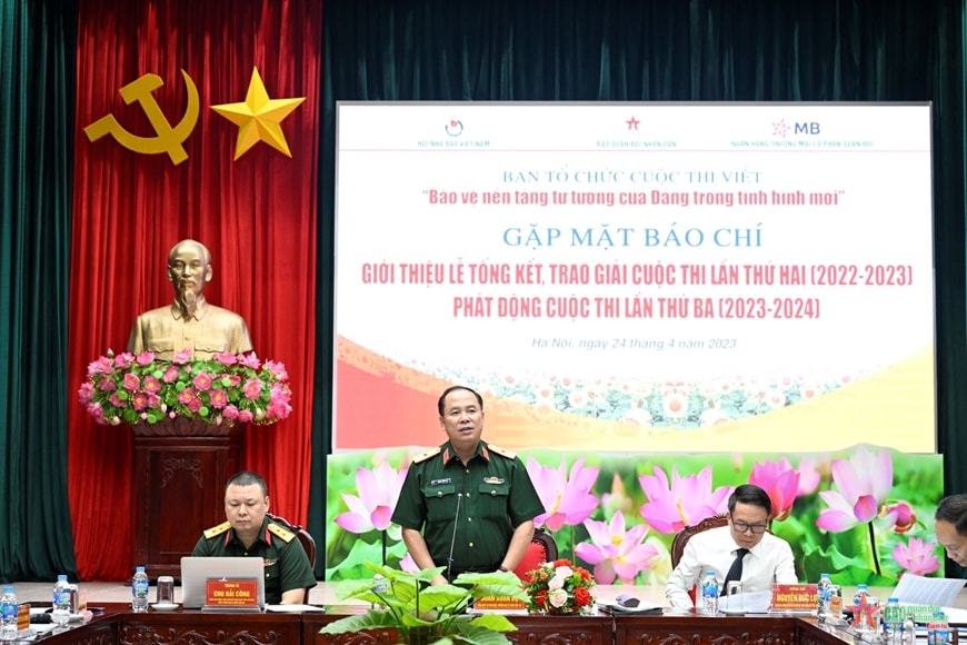 le trao giai cuoc thi bao ve nen tang tu tuong cua dang trong tinh hinh moi lan 2 se dien ra toi 26 4 hinh 1