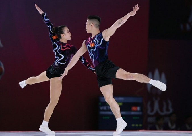 aerobic viet nam xuat sac gianh tron bo 5 hcv tai sea games 32 hinh 1