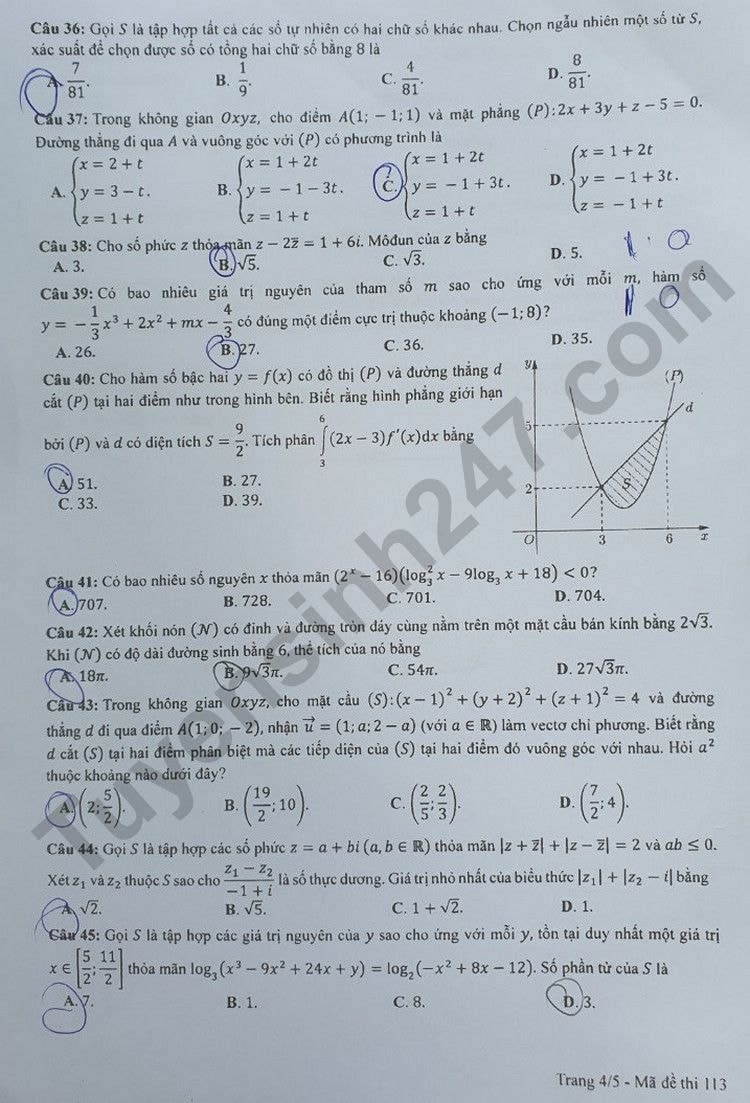 de thi tot nghiep thpt 2023 mon toan ma de 113 hinh 4