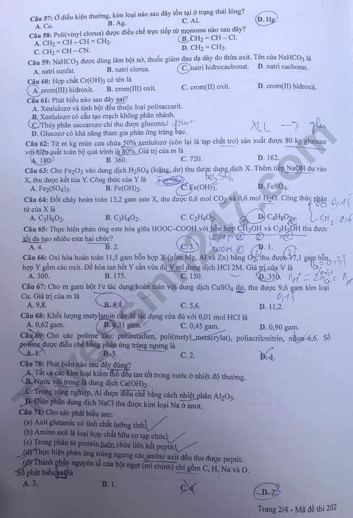 de thi tot nghiep thpt 2023 mon hoa hoc ma de 202 hinh 2