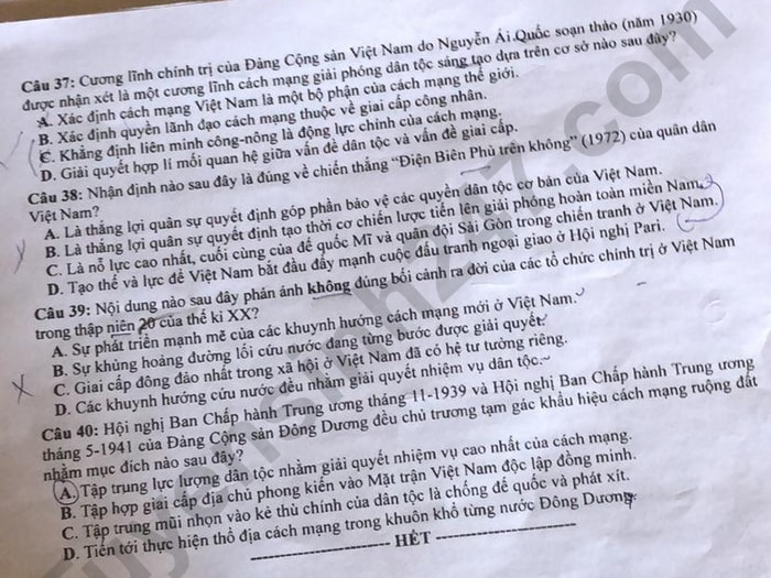 de thi tot nghiep thpt 2023 mon lich su ma de 302 hinh 4