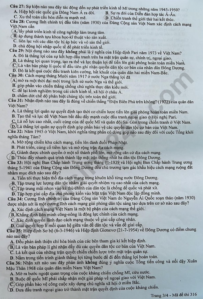 de thi tot nghiep thpt 2023 mon lich su ma de 316 hinh 3
