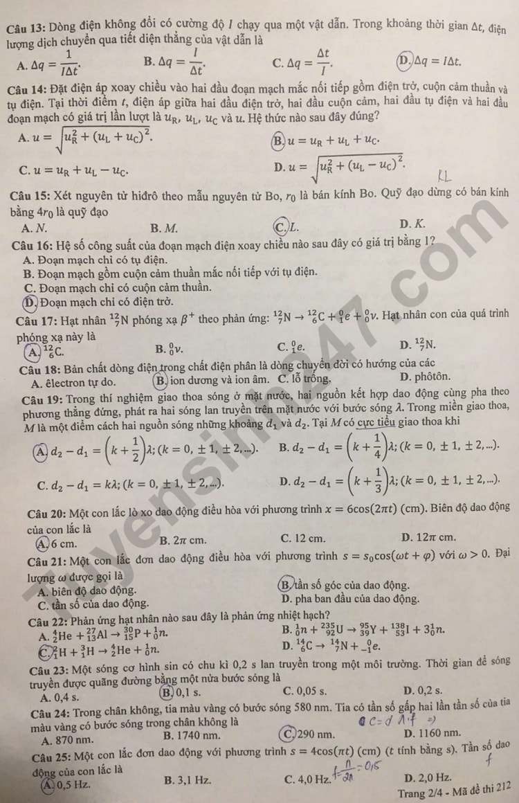 de thi tot nghiep thpt 2023 mon vat ly ma de 212 hinh 2