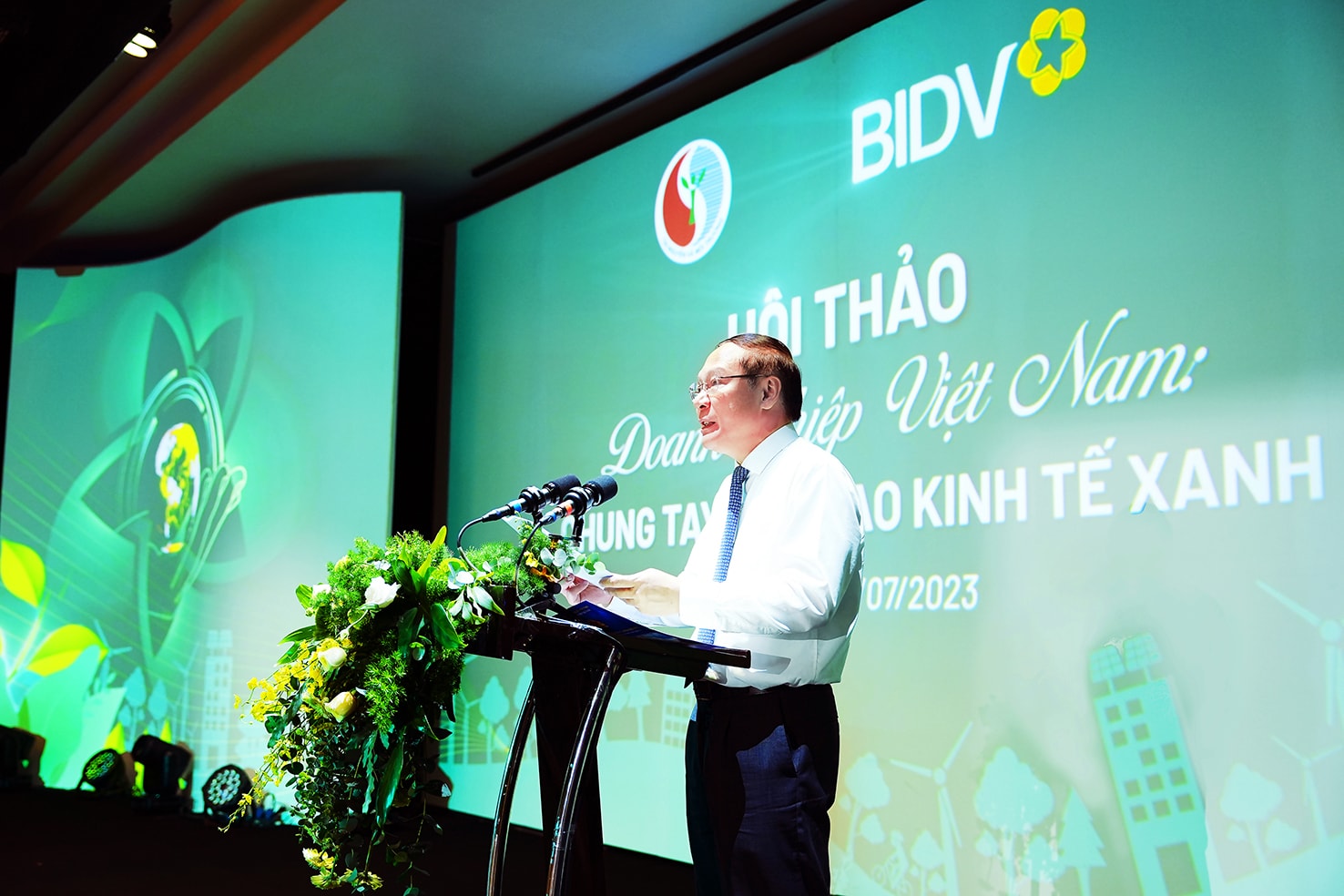 bidv to chuc hoi thao doanh nghiep viet nam  chung tay kien tao kinh te xanh hinh 2