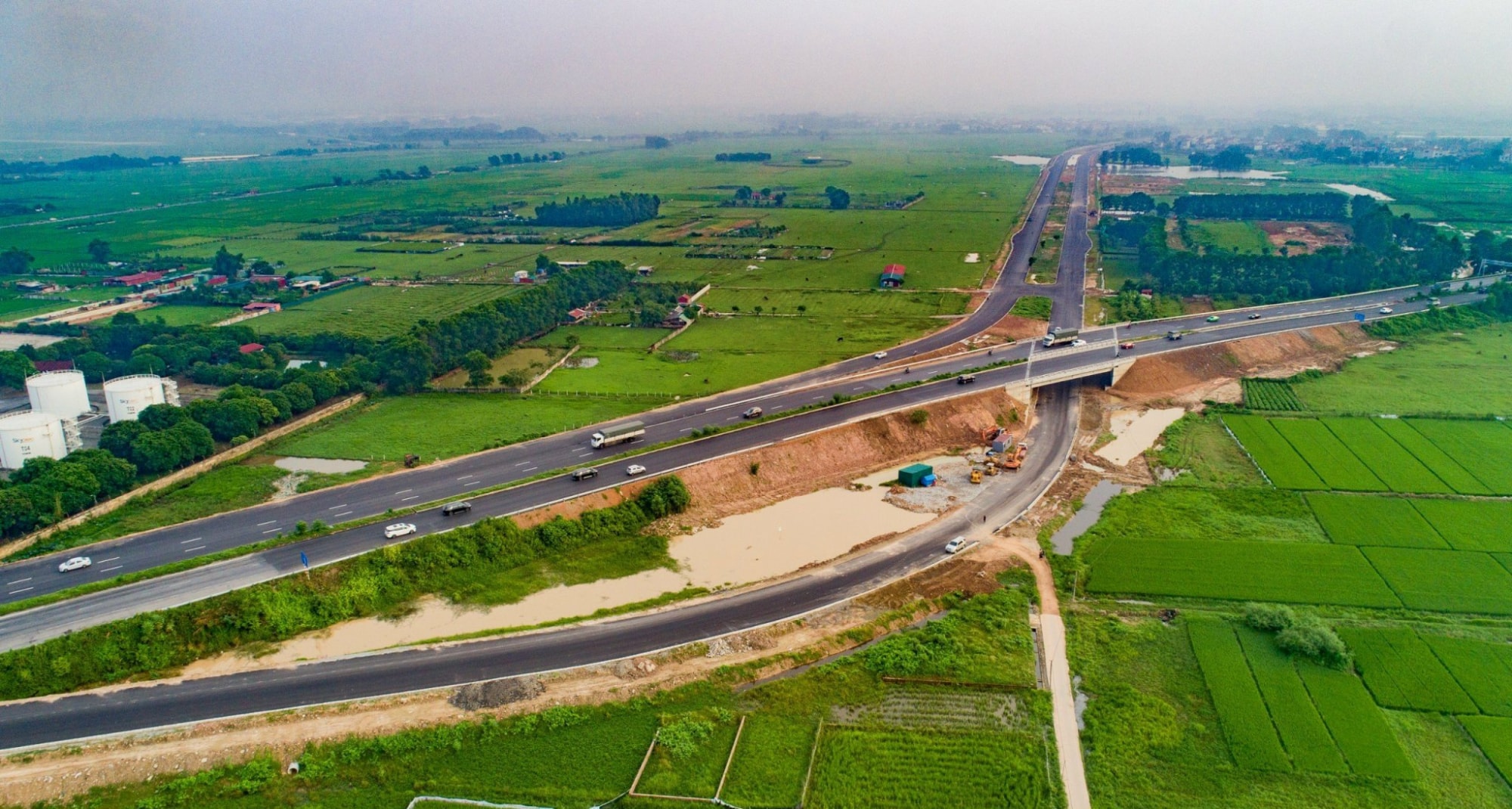 huyen soc son trien khai xay dung duong noi khu do thi ve tinh voi duong vo nguyen giap hinh 2