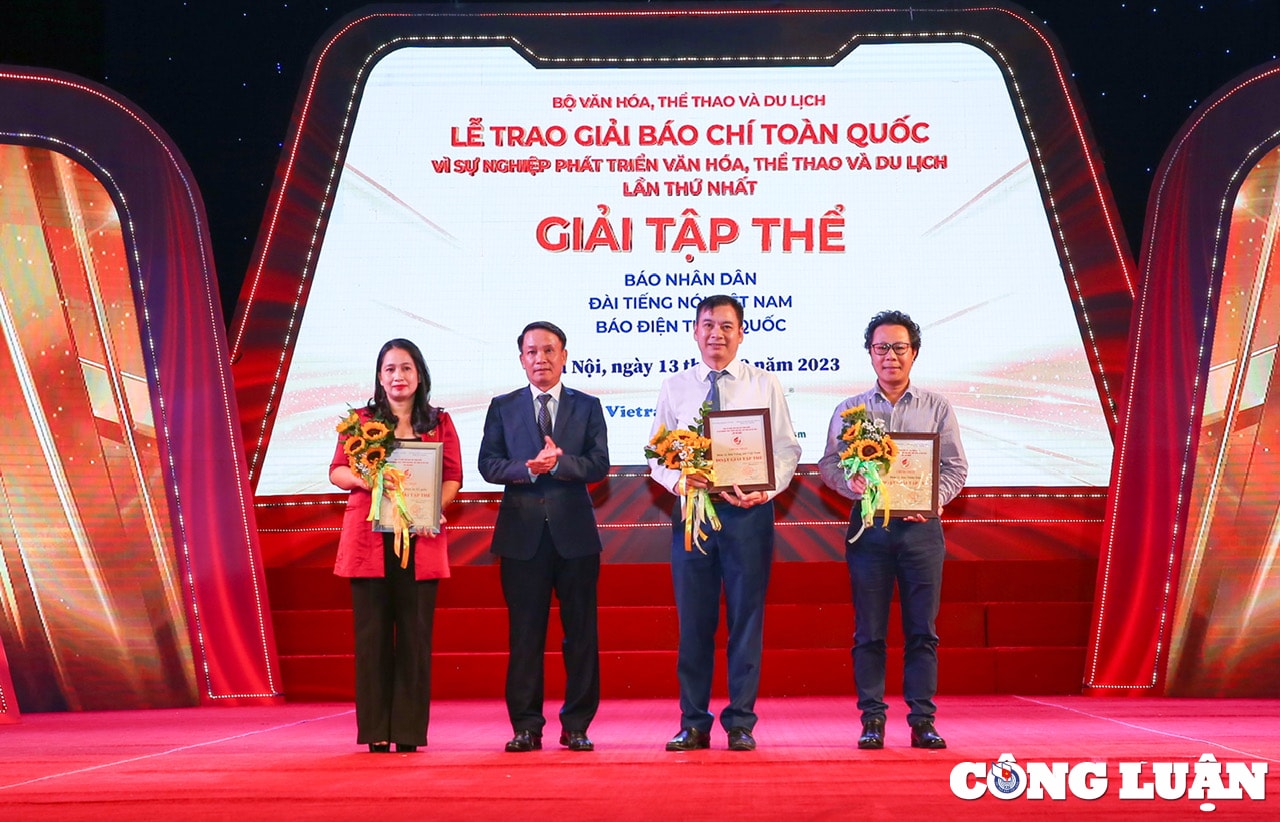 bao nha bao cong luan co 2 tac pham duoc trao giai bao chi toan quoc ve van hoa the thao du lich hinh 6
