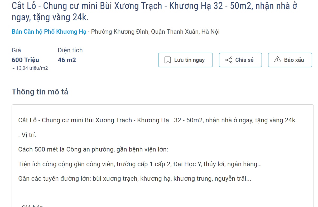 xuat hien mot loat chung cu mini cat lo tram nguoi ban mot nguoi mua hinh 1
