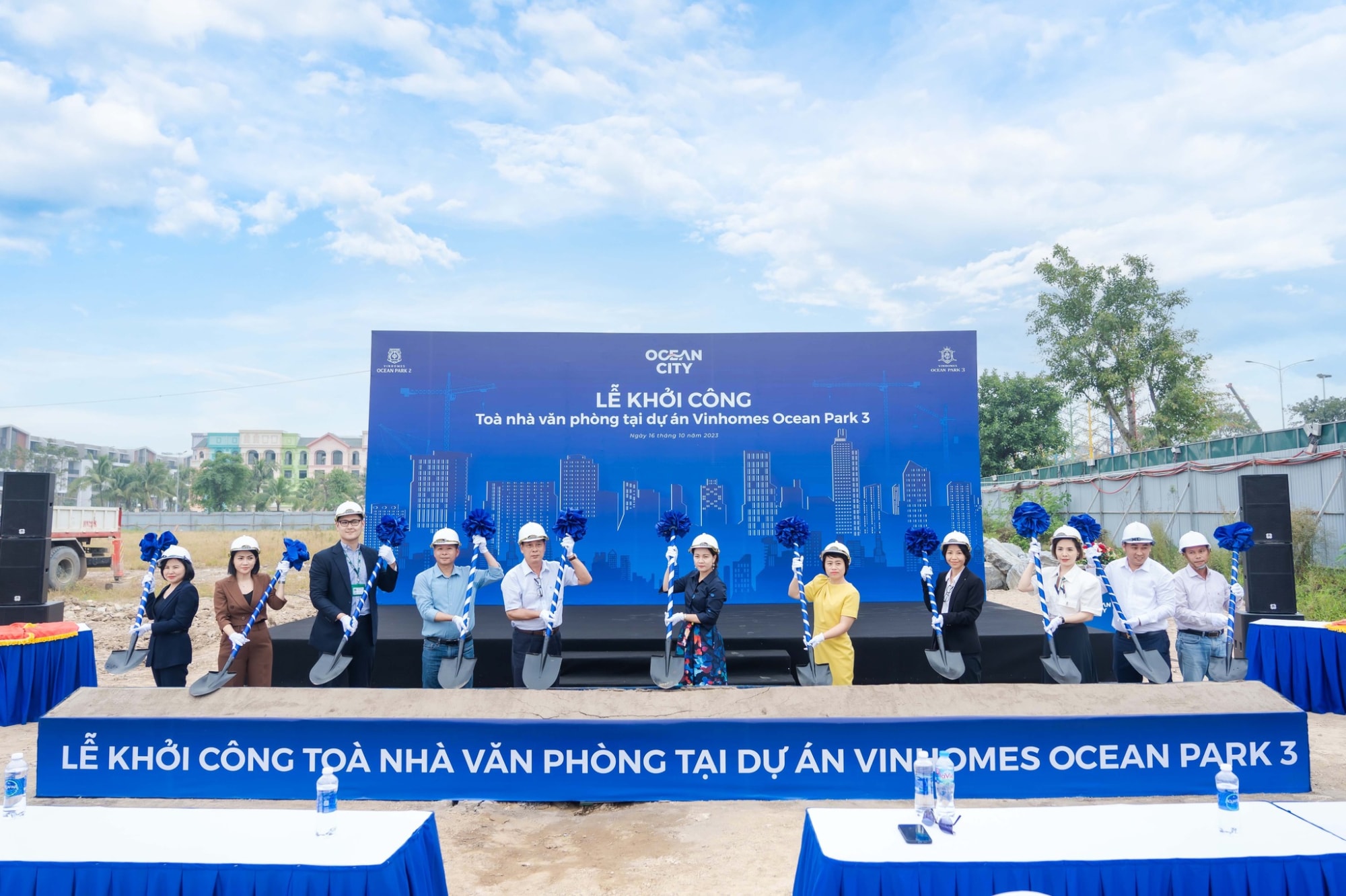 vinhomes khoi cong xay dung toa van phong tai tam diem giua vinhomes ocean park 2 va 3 hinh 1