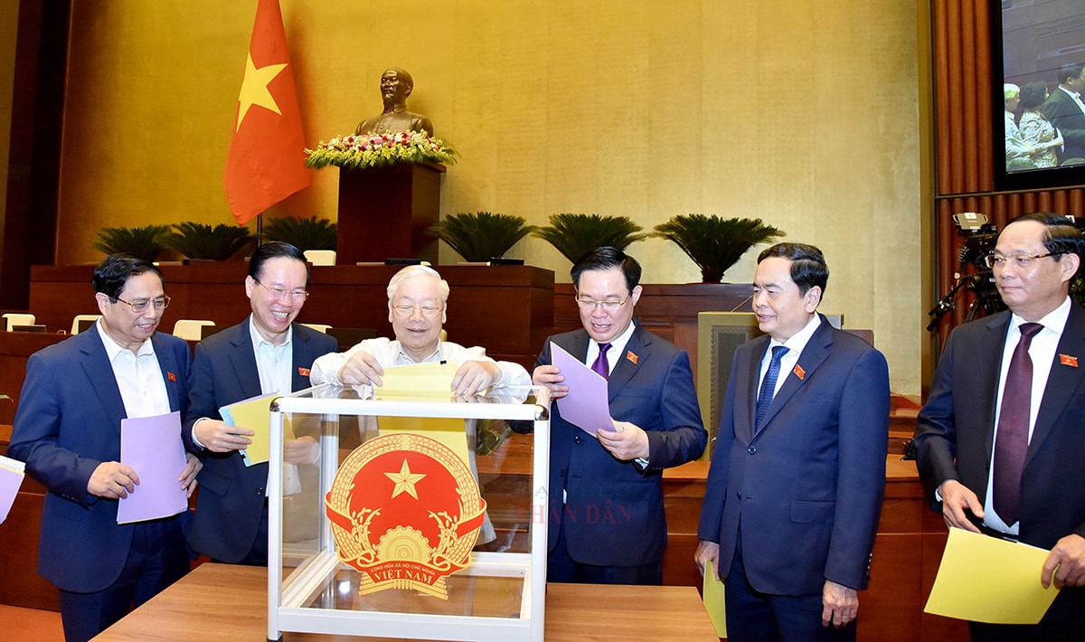 cong bo ket qua lay phieu tin nhiem doi voi pho chu tich nuoc chu tich quoc hoi va thu tuong chinh phu hinh 1