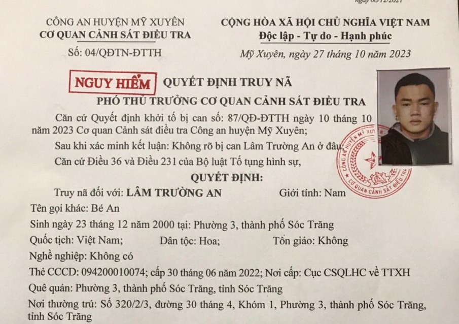 soc trang truy na doi tuong nguy hiem ve hanh vi gay roi trat tu cong cong hinh 1