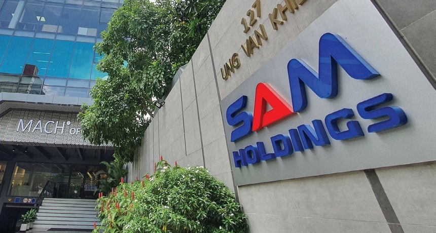 sam holdings sam loi nhuan sut giam 45 van bao lanh cong ty con vay no 5 trieu usd hinh 1