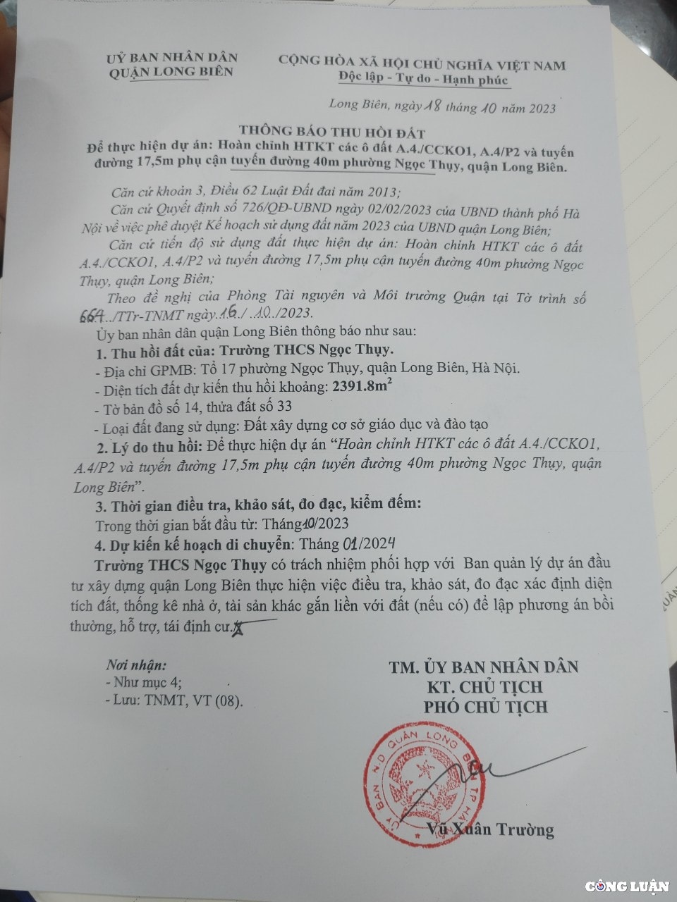 quan long bien ha noi xay dung trai phep tren khu dat rong hang nghin m2 ngay gan tru so ubnd phuong ngoc thuy hinh 1
