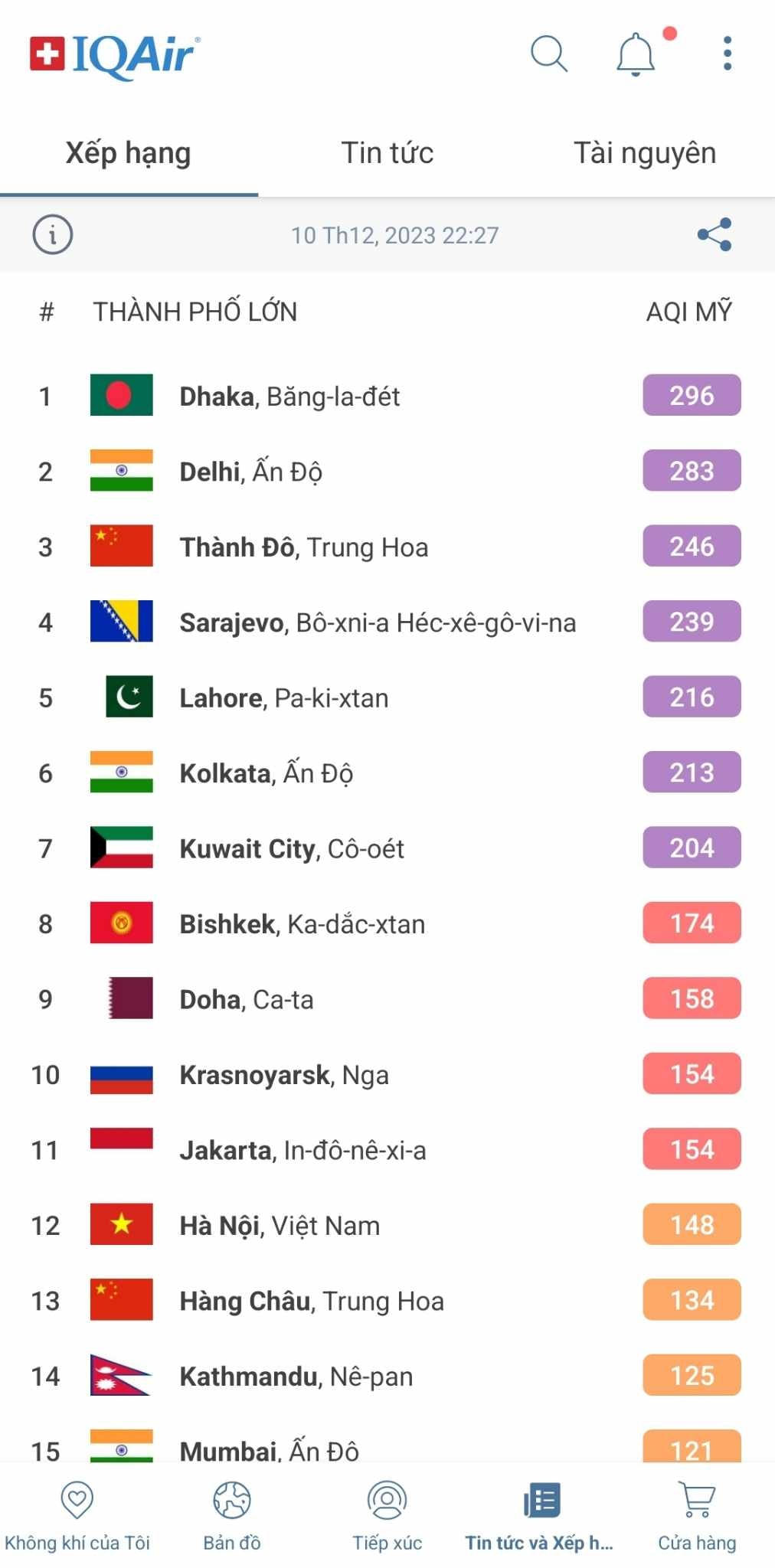 cach kiem tra chat luong khong khi tren smartphone hinh 5
