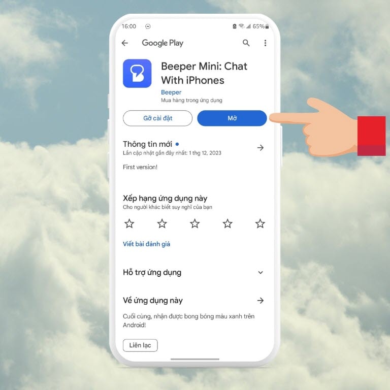 beeper mini giup tro chuyen qua imessage giua nguoi dung android va ios hinh 1