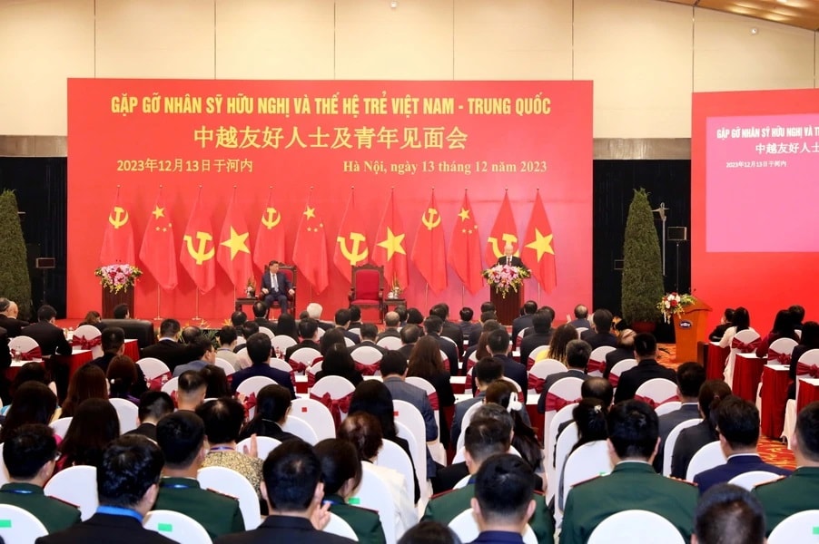 hai tong bi thu gap mat nhan sy huu nghi va the he tre viet nam  trung quoc hinh 3