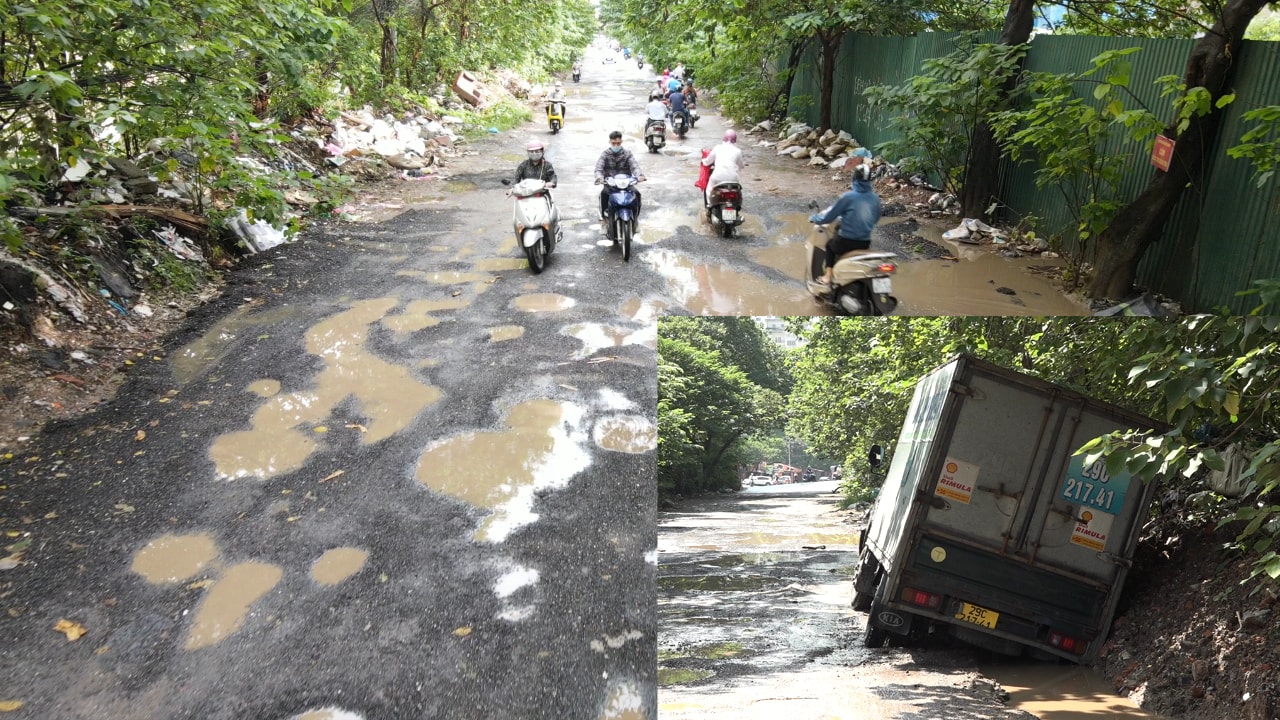 ha noi cam duong phuc vu thi cong duong nguyen canh di keo dai hinh 1