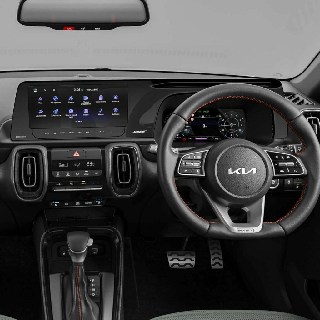 kia sonet 2024 thiet ke doc dao nhu sorento hinh 2