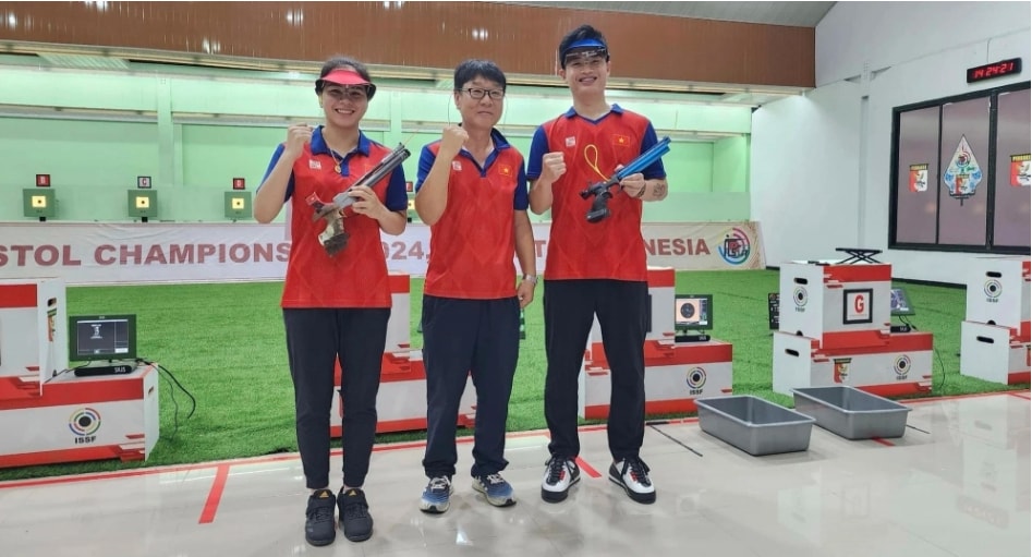quang huy va thu vinh gianh hcv giai ban sung chau a 2024 hinh 1