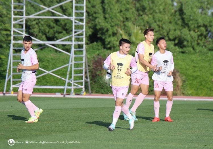doi tuyen viet nam tich cuc luyen tap san sang cho tran ra quan asian cup 2023 hinh 1