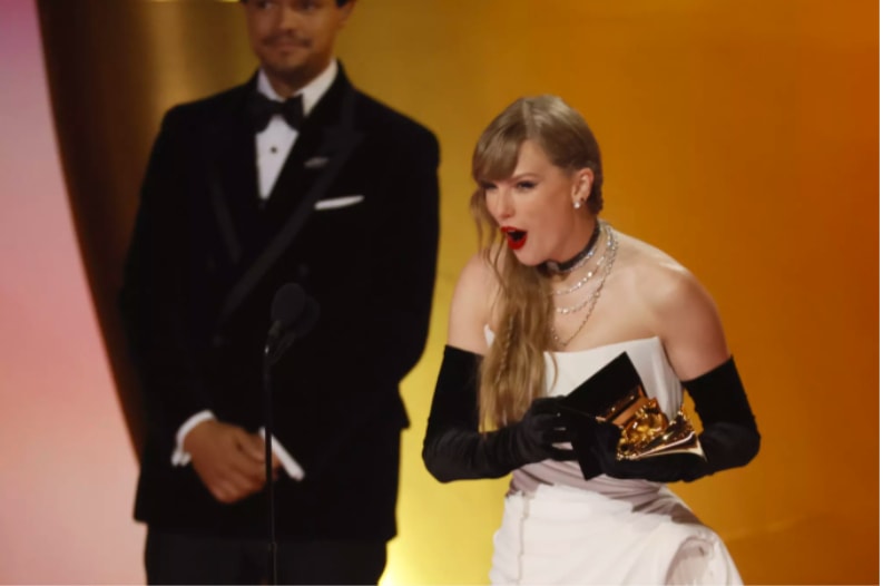 taylor swift thang lon tai giai grammy 2024 hinh 1
