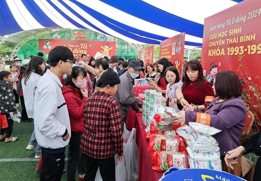 thai binh hon 15000 suat hang hoa tai phien cho tet 0 dong den voi nguoi dan hinh 2