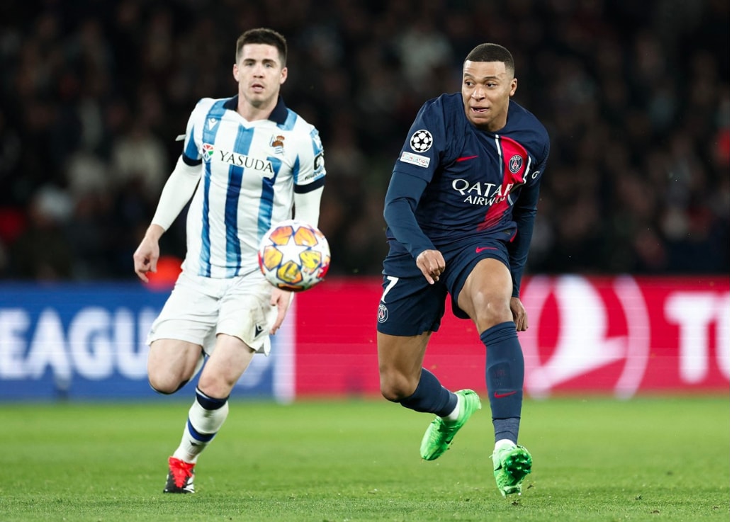 mbappe toa sang psg rong cua vao tu ket champions league 2023 24 hinh 1