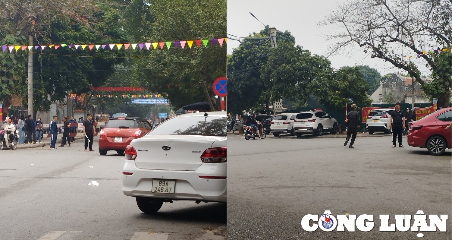 chinh quyen tao dieu kien to chuc trong giu xe thu phi trai quy dinh quanh den tran den mau hinh 1