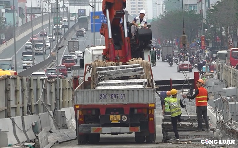no luc hoan thanh 2 don nguyen cau vuot mai dich dung tien do hinh 1
