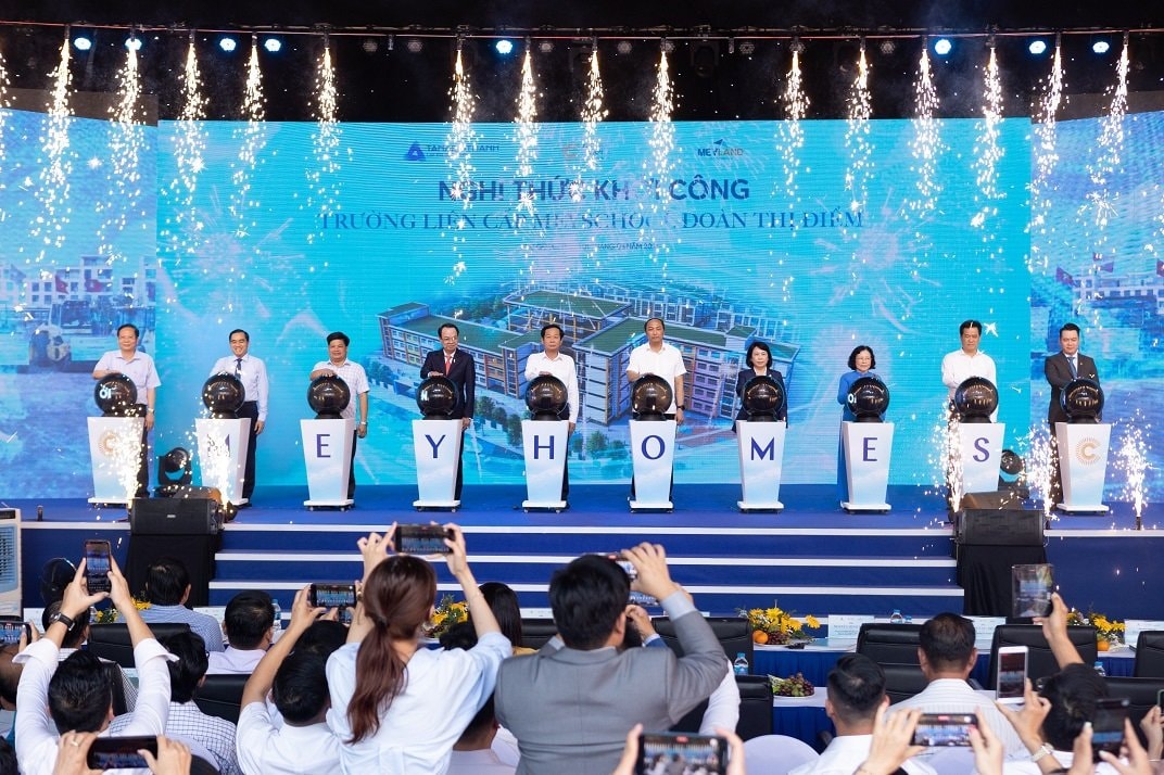khoi cong truong lien cap meyschool doan thi diem tai meyhomes capital phu quoc hinh 1