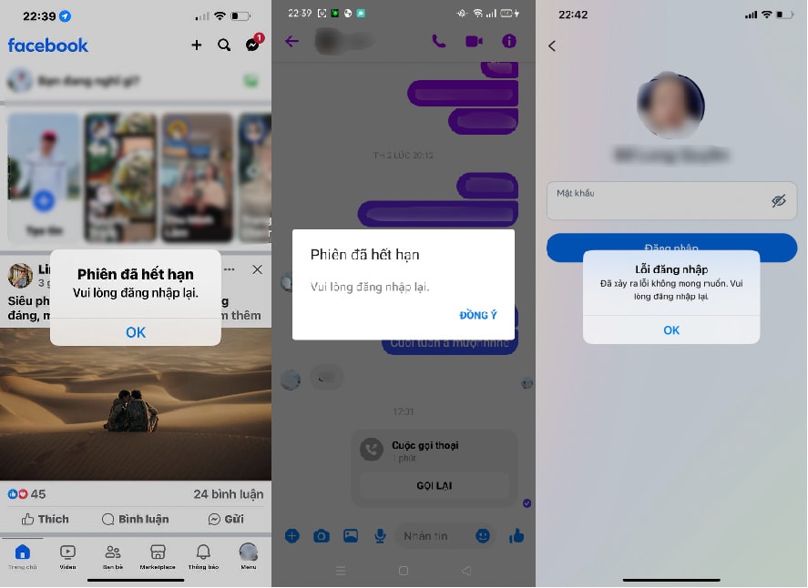 facebook bi sap gan nua dem nguoi dung co dang nhap lai van khong duoc hinh 1