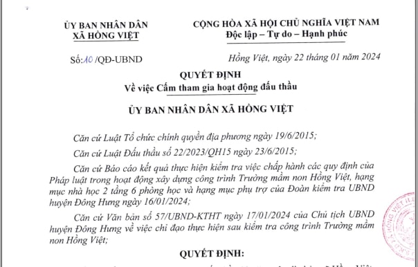 thai binh cong ty xuan kien va thuan thanh bi cam thau 3 nam vi co dau hieu gian lan hinh 1
