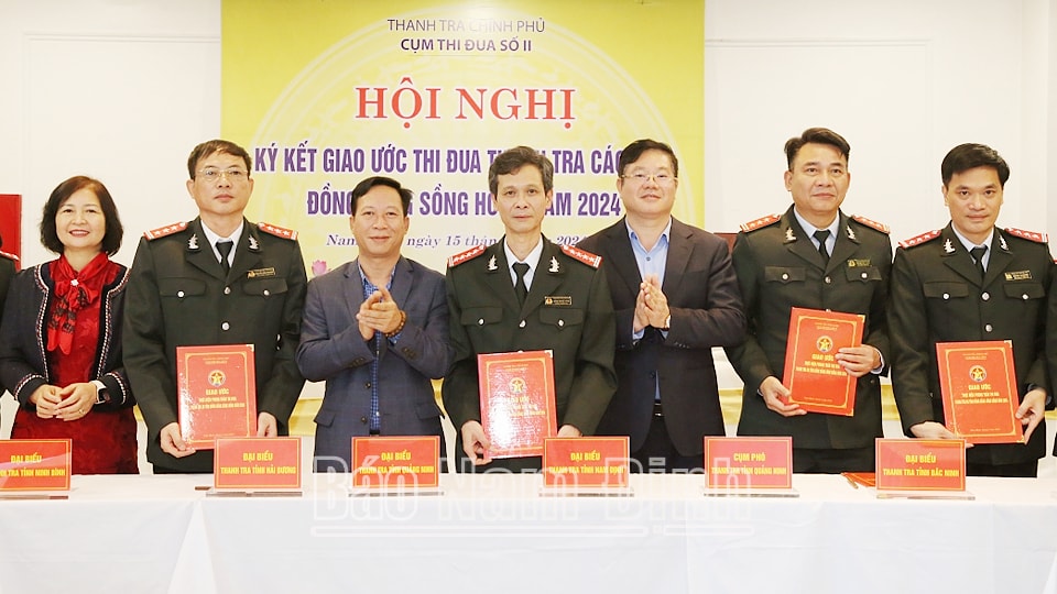 thanh tra 9 tinh dong bang song hong ky giao uoc thi dua nam 2024 hinh 1