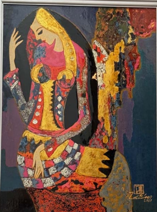 12 lao hoa si mo trien lam du xuan hinh 2