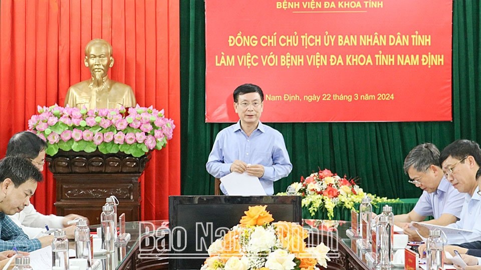 benh vien da khoa tinh nam dinh hien thieu khoang 300 nguoi lam viec hinh 2