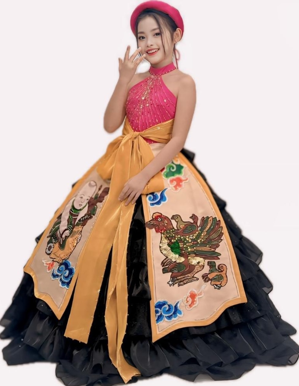nguyen tran bao linh va nguyen phuong thao dien quoc phuc hoa sac di thi quoc te hinh 7