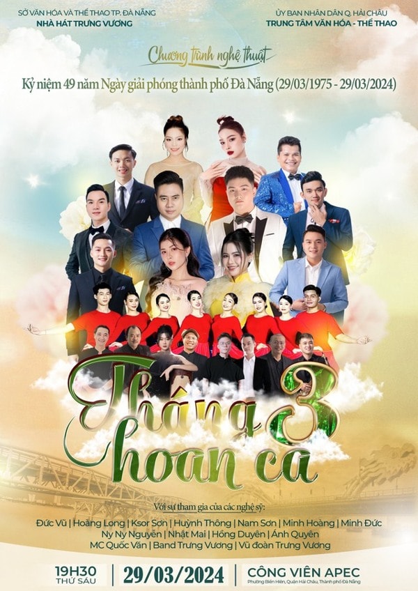 chuong trinh nghe thuat thang 3 hoan ca ky niem 49 nam giai phong da nang hinh 1