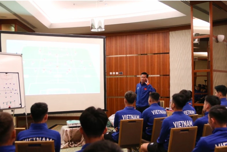 u23 viet nam thoai mai tam ly trong tran giao huu voi u23 jordan hinh 1