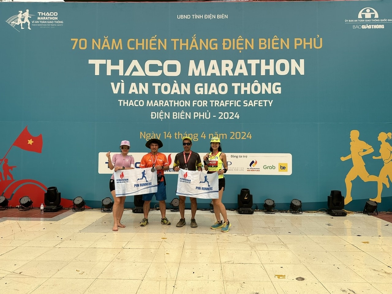 petrovietnam dong hanh cung giai chay thaco marathon vi an toan giao thong dien bien phu 2024 hinh 12